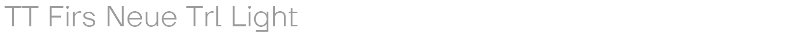 TT Firs Neue font preview